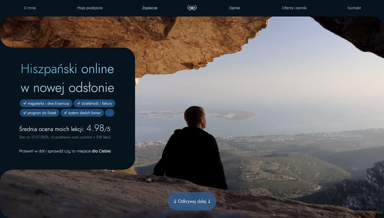 hiszpan.ski ekran główny