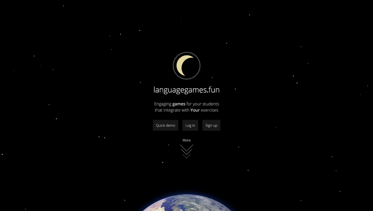 languagegames.fun ekran główny